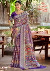 Dastoor Vol 6 By Kashvi Viscose Bright Moss Foil Ladies Saree Wholesale Market In Surat
